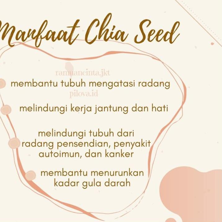 

(PROMO 0TE66) CHIA SEEDS PREMIUM RAMUAN CINTA BY MUTY ✬