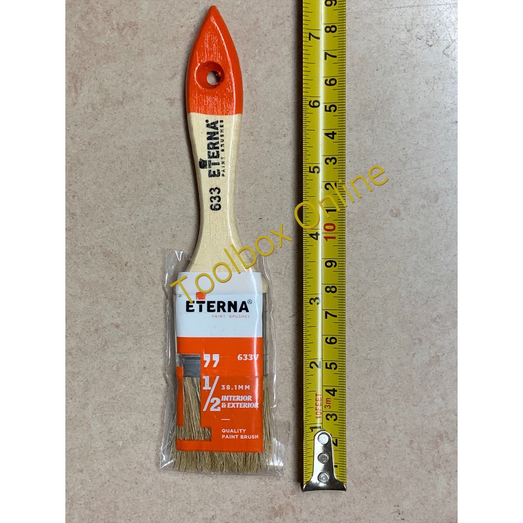 

Kuas Cat ETERNA 633 Tebal Gagang Pernish 1 1/2 inch (ASLI)