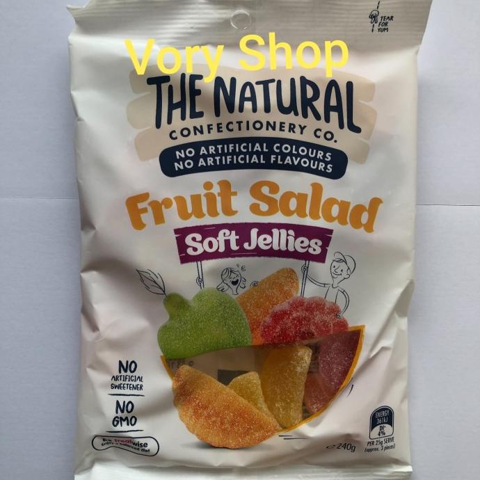 

the natural confectionery fruit salad soft jelly 240g import