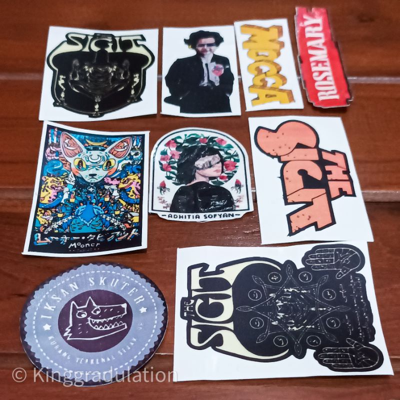 

Sticker - Music Package (The Sigit, Mocca, Pamungkas, Rosemary, Adhitya Sofyan, Ikhsan Skuter, Mooner)