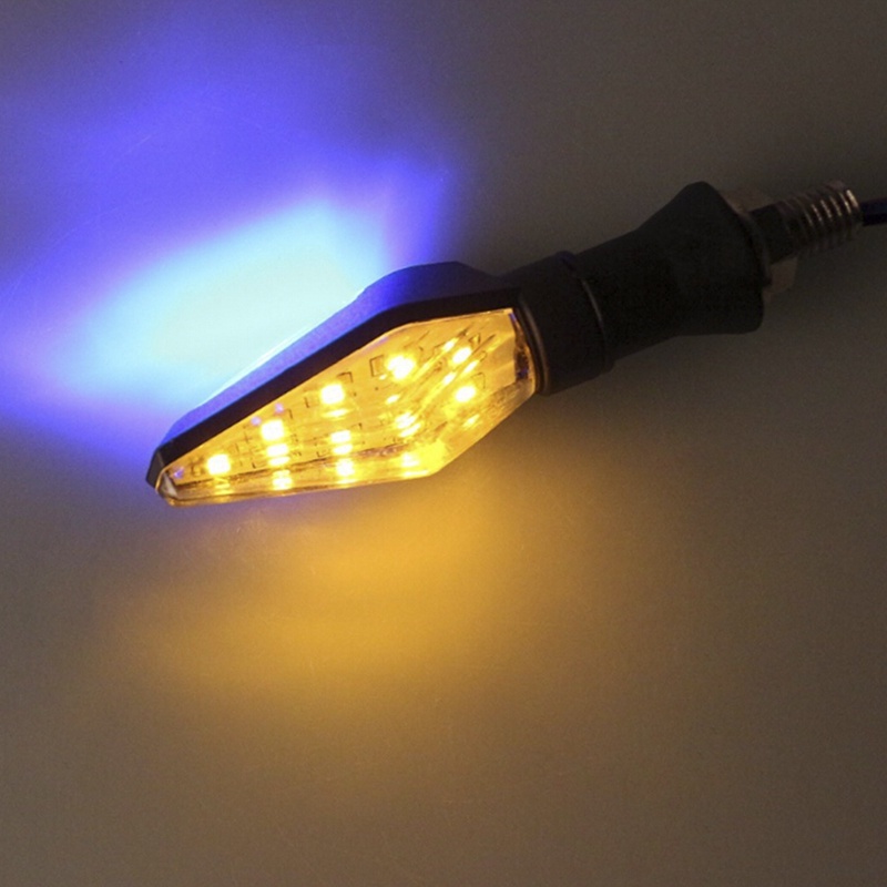 Lampu Sinyal Belok Sepeda Motor 12 led Amber +