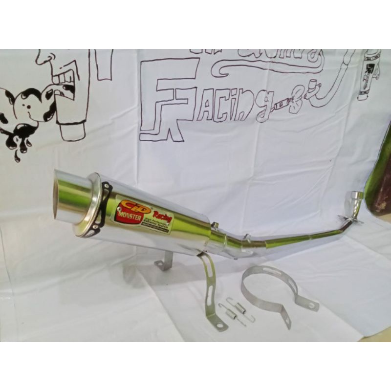 Murah  Knalpot Racing Cld Motor Supra X, Supra Fit, Supra Fit New, Supra 125, Supra 110, Karisma