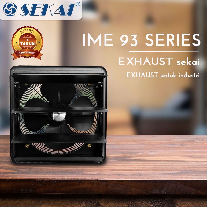 Sekai Exhaust Fan IME 1093 NS / Kipas Angin Hexos Dinding 10&quot; inc / Kipas industri