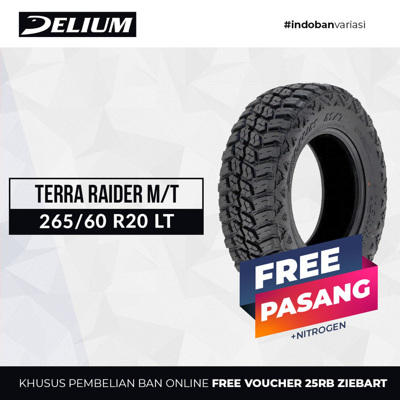 Ban DELIUM KU-255 TERRA RAIDER M/T LT 265 / 60 R20 10PR