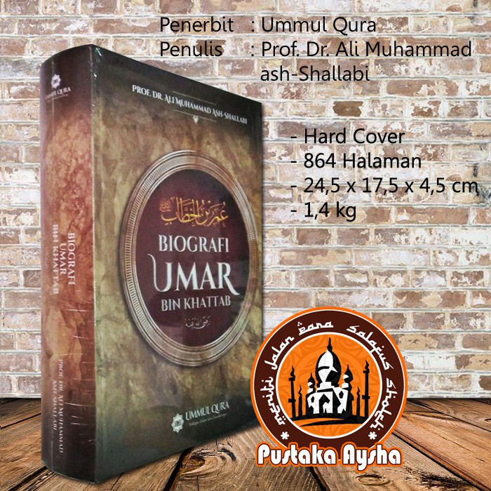 Biografi Umar Bin Khattab Ummul Qura Pustaka Aysha Shopee Indonesia