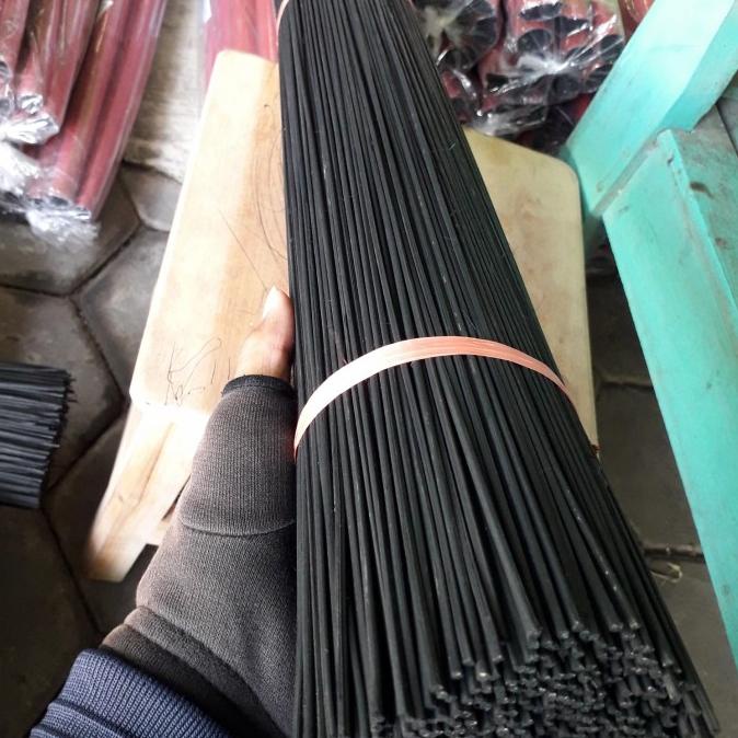 Buruan beli] Jeruji Sangkar bambu warna hitam 1 ikat diameter 2mm Ruji Sangkar kuat
