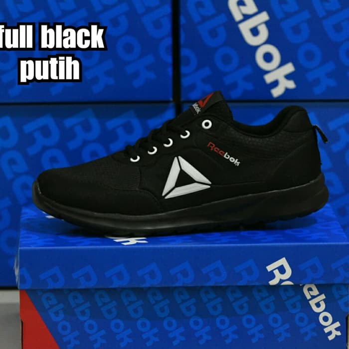 NYAMAN SEPATU SPORT PRIA REEBOK SPEEDLUX RUNNING SNEAKERS HITAM ABU ABU BEST SELLER