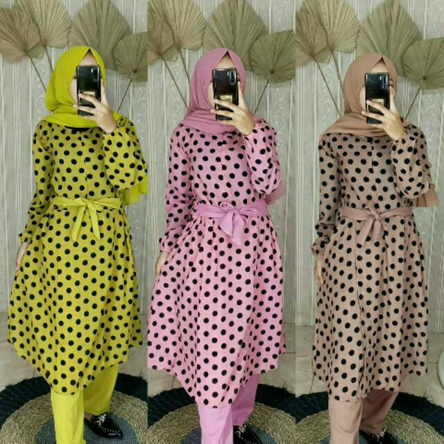 GAMIS ONE SET | GAMIS MONALISA | DRESS MUSLIM | FASHION MUSLIM | BUSUI