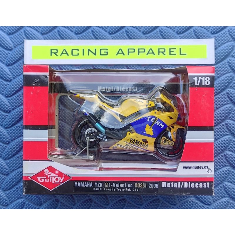 Guiloy - MotoGP Yamaha YZR-M1 2006 Valentino Rossi 46 skala 1/18