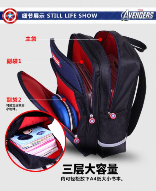 New Kids - Tas Ransel Anak Sekolah SD Laki-Laki / Tas anti air- Size besar