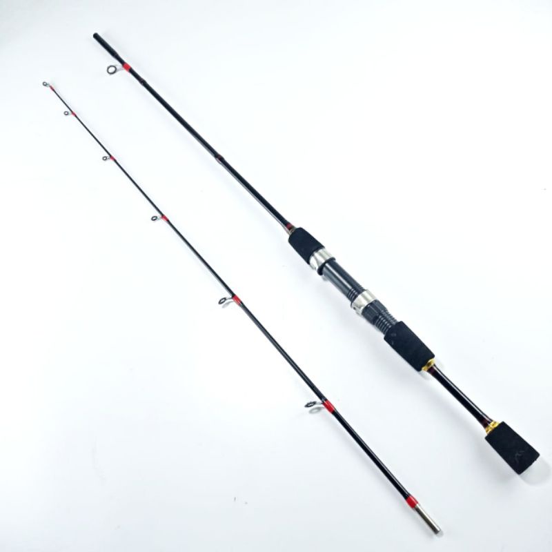 terlaris murah Joran pancing fiber solid padat spinning medium Ajiro kujira 150 165 180 198