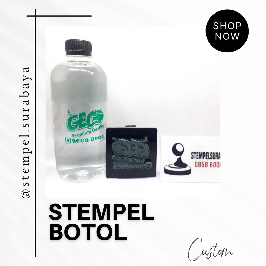 

Jual stempel botol tumbler sepaket