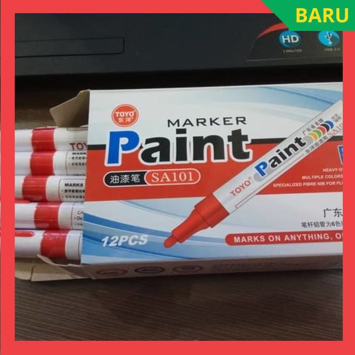 

Spidol Ban TOYO MERAH - Paint Marker Toyo Kualitas Terbaik