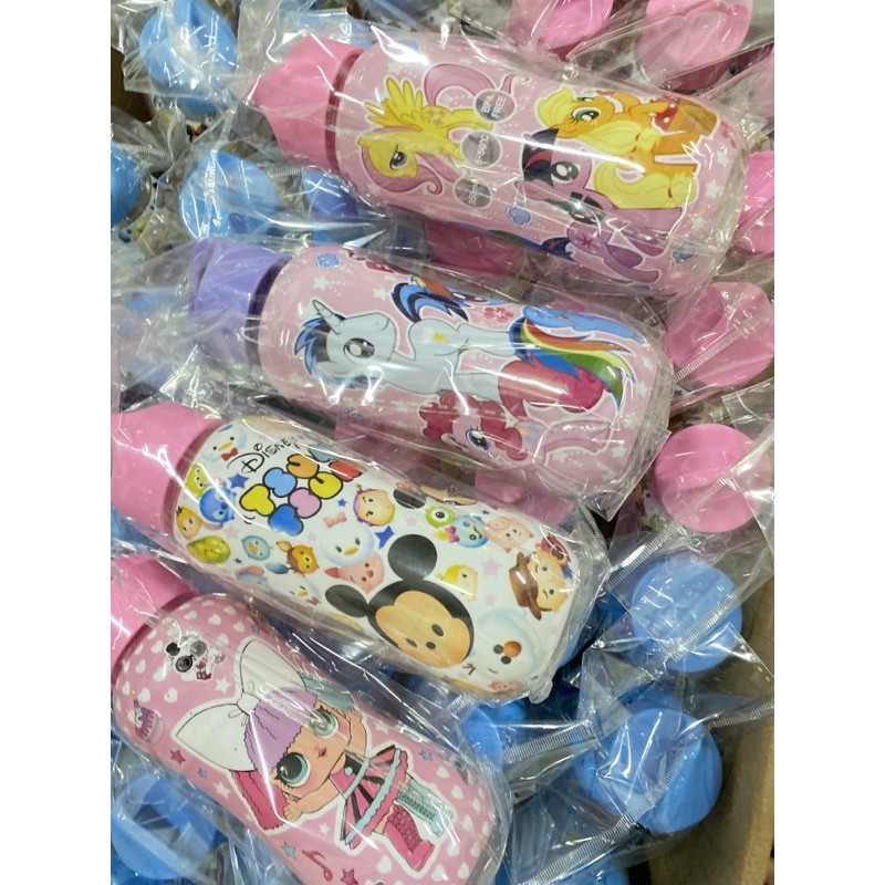 Botol Minum Karakter Unik Lucu Botol Minuman-Motif cewek 360mili