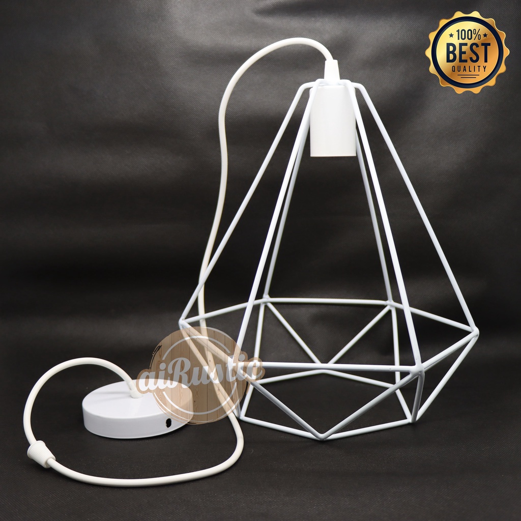 Kap lampu / lampu gantung diamond / lampu gantung