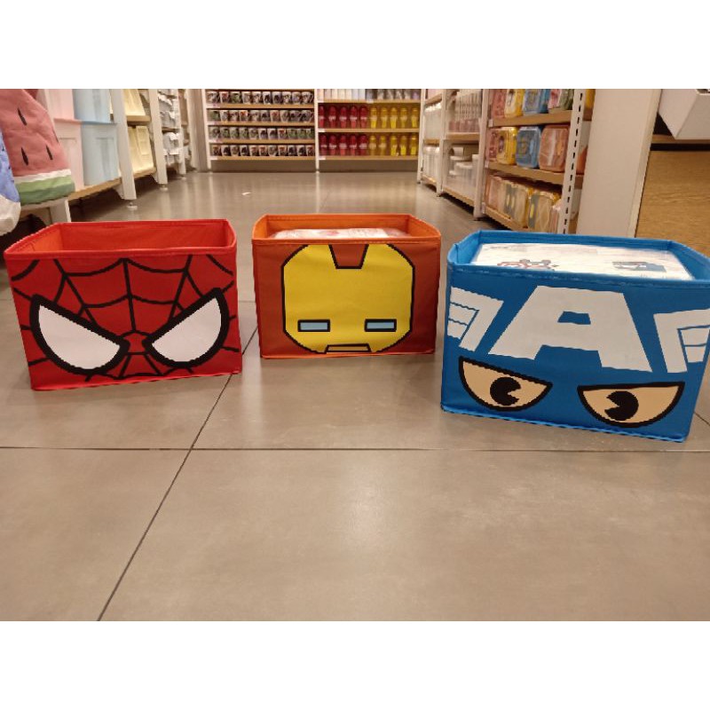 Miniso marvel storage box lipat kotak penyimpanan lipat MARVEL