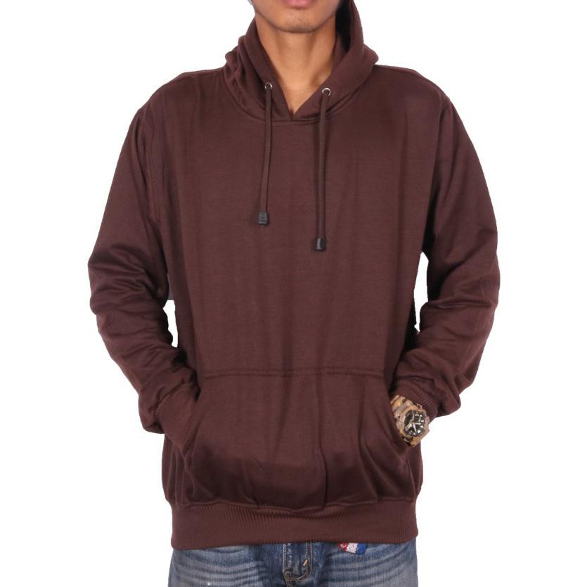 JAKET POLOS JUMPER M,L,XL,XXL COKLAT PRIA WANITA POLOS BAPAK ANAK JEANS LEVIS