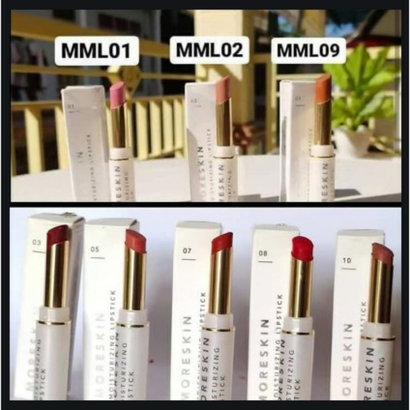 Moreskin Moisturizing Lipcream , Lipstik Moreskin , Gincu Moreskin