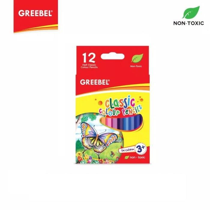 

Kelir Kayu | Pensil Warna | Pensil Greebel 3012 12 Color Pendek