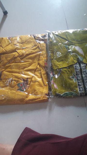 Tunik Bunga Merak Kupu.allsize Ld 105.katun Primissima Unggul Jaya.full Resleting Depan.batik Pkl