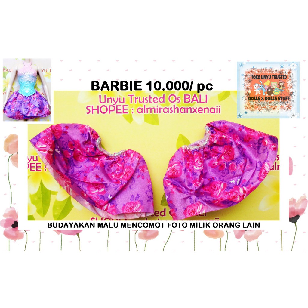 (R.O.K) Boneka Barbie Mattel / Barbie / Barbie Doll / Boneka Barbie / Blythe (ORIGINAL) - UNGU B15