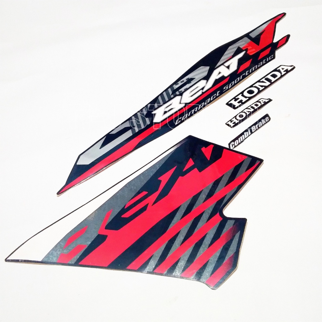 DECAL STIKER STRIPING BODY MOTOR ORIGINAL HONDA BEAT CBS 2021