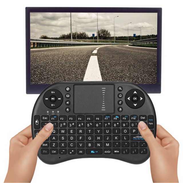 Taffware Mini Keyboard Wireless Air Mouse RGB i8 Untuk