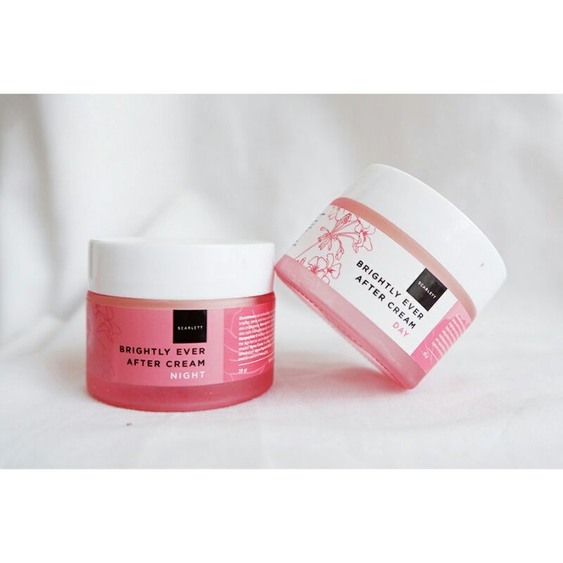 SCARLETT DAY &amp; NIGHT CREAM BRIGHTLY (PINK)