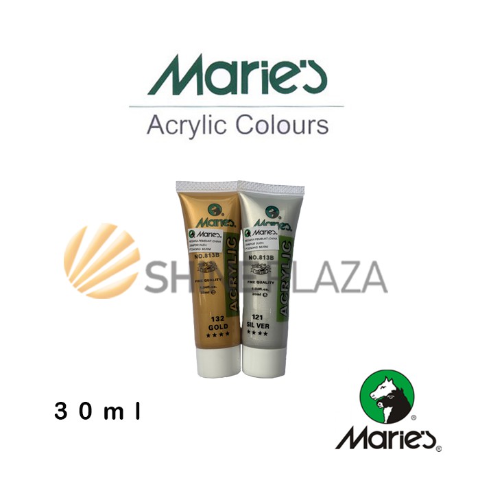 

Cat Acrylic Maries Gold Silver 30ml - Cat Akrilik Maries 30ml