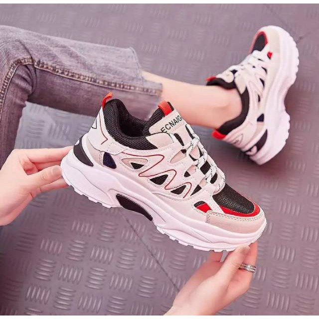 Sepatu Sneakers Wanita KOREA FORNLL VNEX Fashion Spatu Cewek Trendy Seoatu Sneaker Fshion Cewe Perempuan FSH403 Cladiva-3
