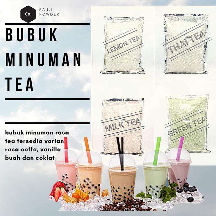 

bubuk minuman rasa tea 25gr serbuk minuman aneka rasa minuman kekinian - Milk Tea