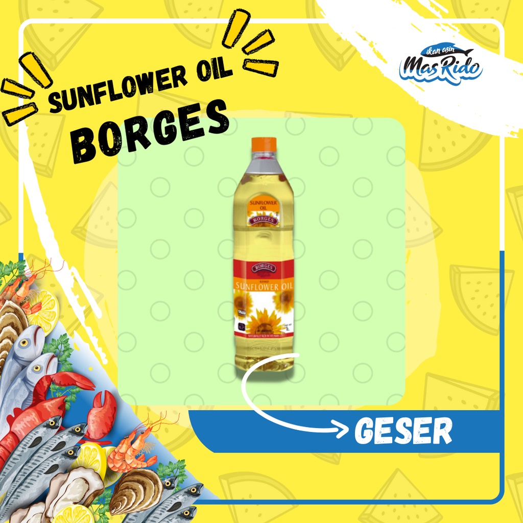 

Minyak Biji Bunga Matahari Borges Sunflower Oil Murni Minyak Masak Borges Termurah