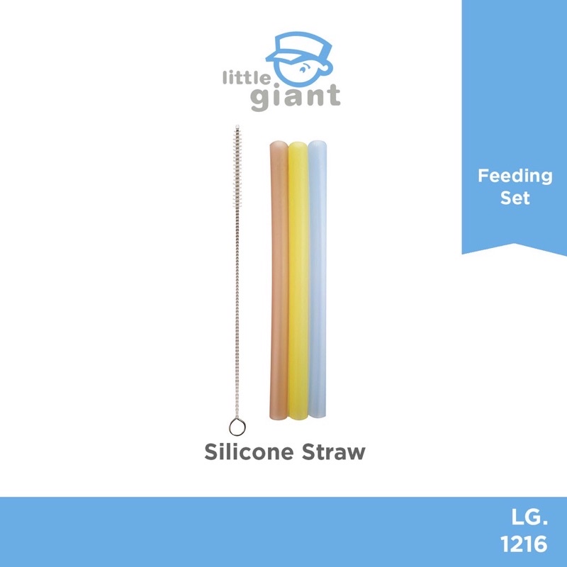 Little Giant Silicone Straw LG 1216/Sedotan silicone anak