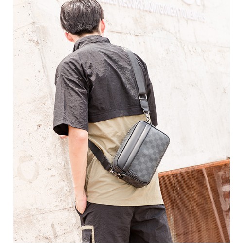 Tas Selempang Pria Kulit Tas Kulit Pria Tas Pria Tas Jalan CHROME