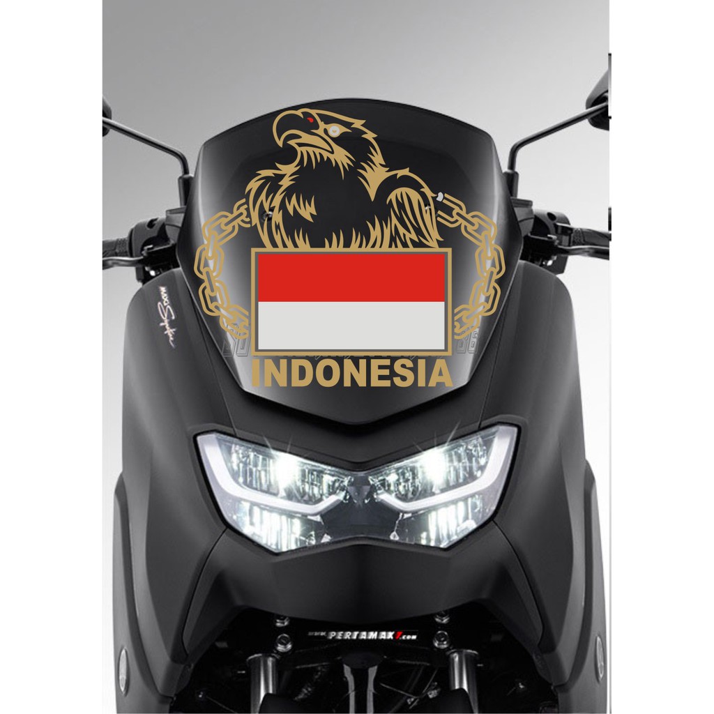STICKER  VISOR MOTOR NMAX STICKER CUTTING VISOR TERBARU MOTOR NMAX PCX