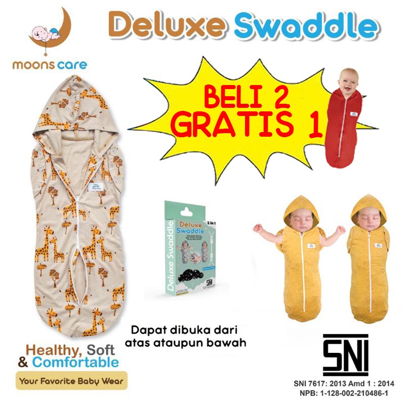 SNI DITA MOONSCARE BEDONG BAYI INSTAN MOTIF, BEDONG BAYI TANGAN LUCU, BEDONG DITA, BEDUNG BABY, BEDONG DELUXE bedungSNI Dita Moons Care Bedong Tangan Deluxe Bedong Bayi Instan Tangan Bisa Keluar Bedong Instan