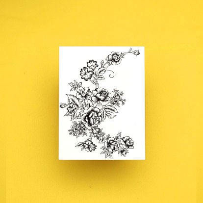 

POTATOO B METTA FLOWERS Temporary Tatto Sticker