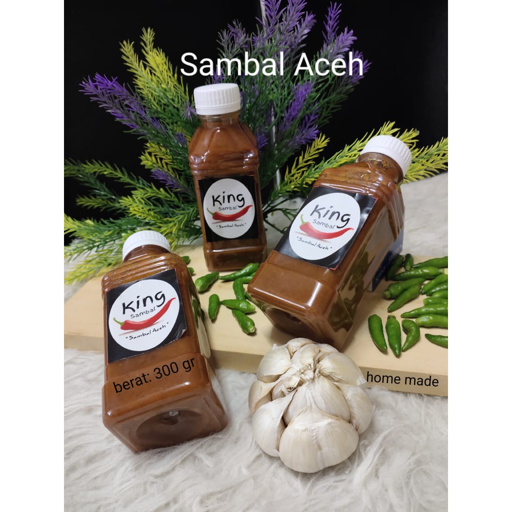 

Homemade sambal khas Aceh dijamin keaslian dan pedas nya