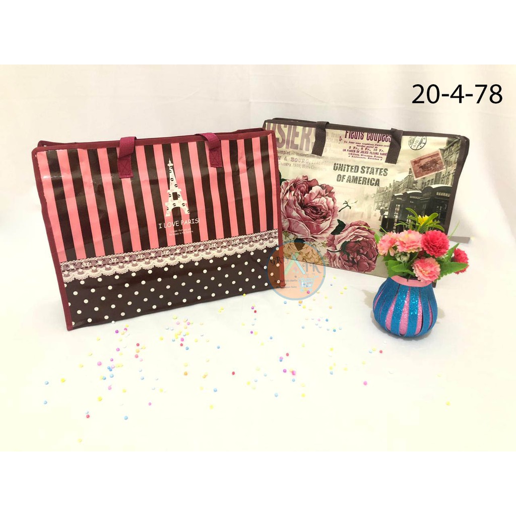 Tas Plastik Shopping bag Tas Laundry Ukuran Besar 45 x 33