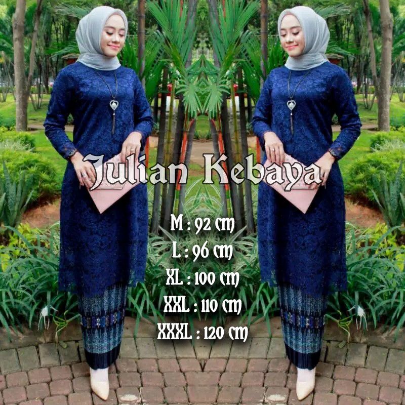 SET KEBAYA MODERN / KEBAYA TUNIK BRUKAT JUMBO / TUNIK KURUNG BRUKAT / SETELAN KEBAYA TUNIK BRUKAT