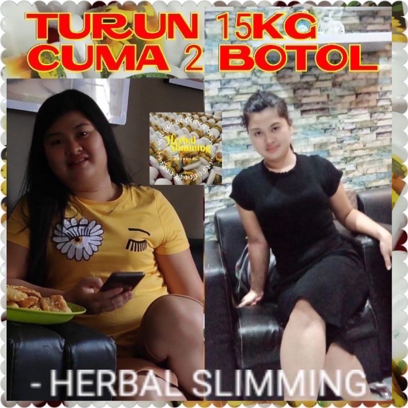 OBAT DIET HERBAL HS / LS SLIM ORIGINAL BPOM ( FREE TUMBLER )