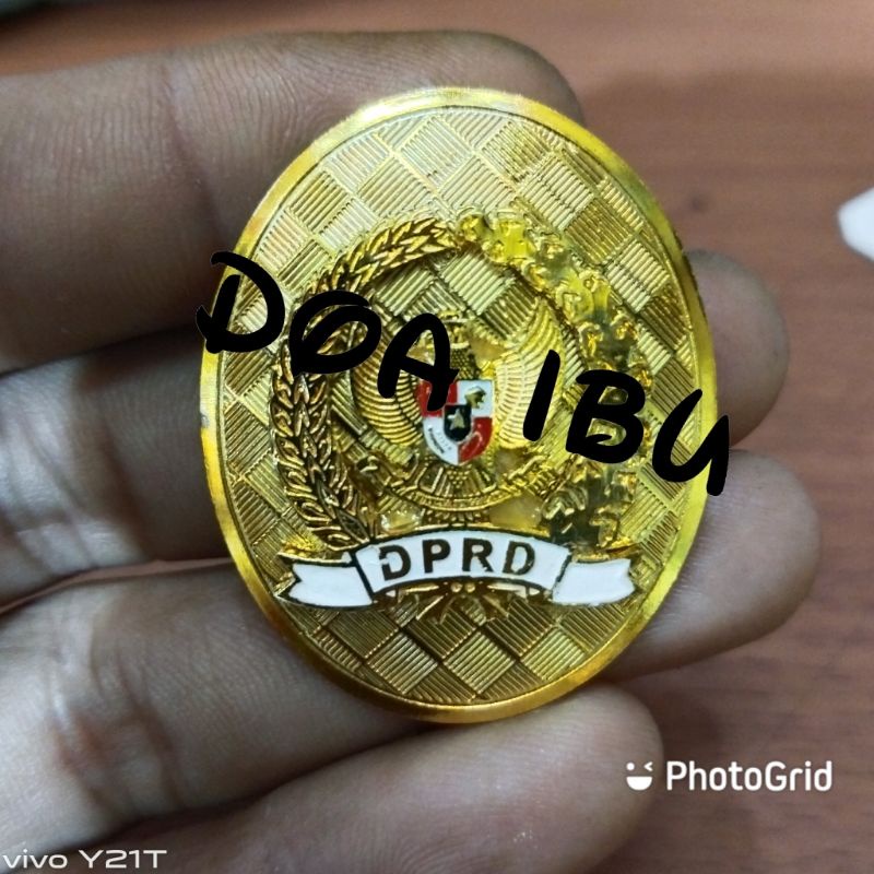 

best seller pin DPRD oval-magnet ready stock