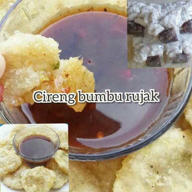 

Cireng bumbu rujak