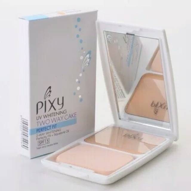 Bedak Pixy TWC UV Whitening Perfect Fit