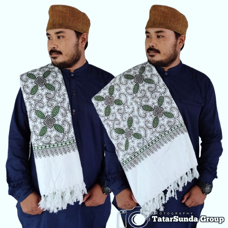 Baru Sorban Rida Ar-rida Serban Habaib Habib motif Kasmiri batik Kashmiri Imammah Surban Batik Habib Umar Habib Bahar Printing