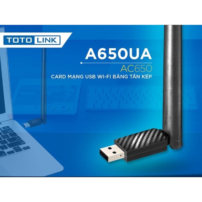 TOTOLINK A650UA AC650 Wireless Dual Band USB Adapter