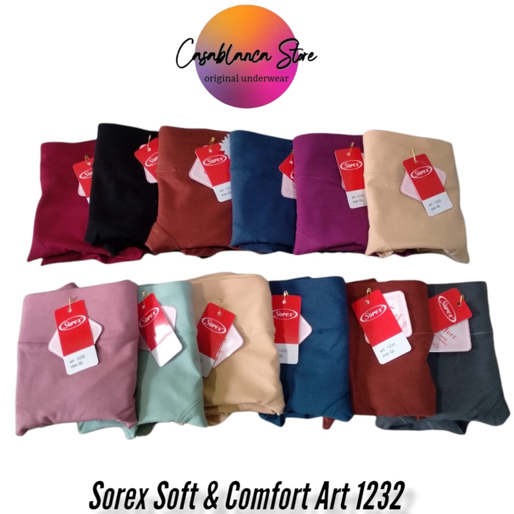 CELANA DALAM WANITA SOREX EDISI SOFT &amp; COMFORT (Art. 1232) BERBAHAN SANGAT HALUS &amp; LEMBUT.