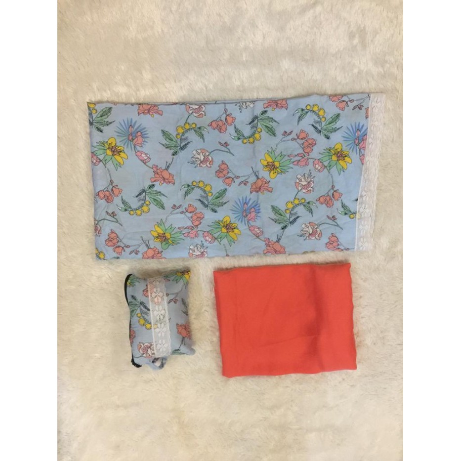 Bismillah Mukena Silky Premium Motif Kembang Buah 098