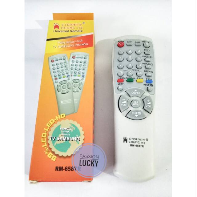 REMOTE REMOT TV MULTI UNIVERSAL  SAMSUNG TABUNG RM 658TR