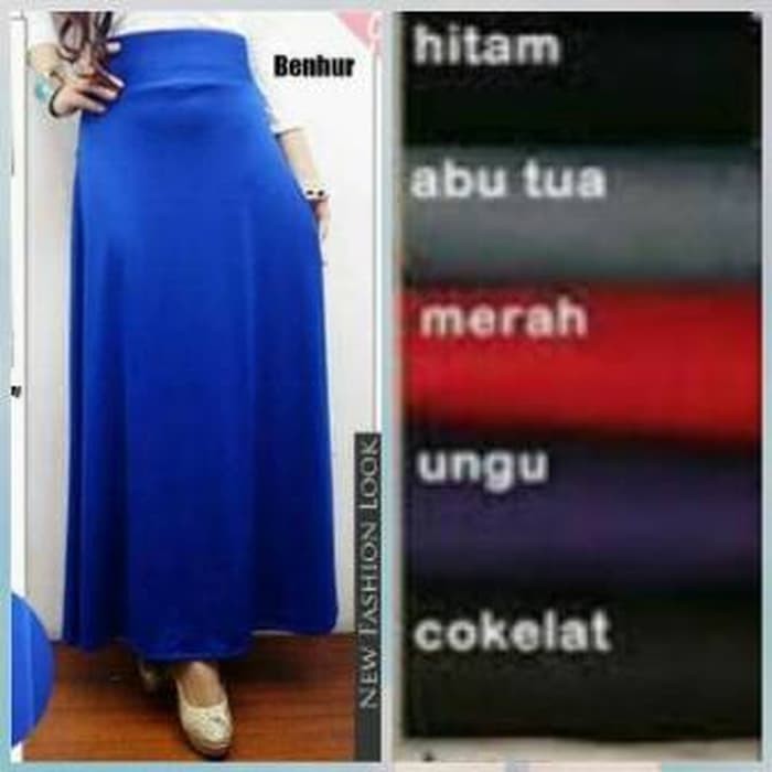 Rok Payung bahan spandek